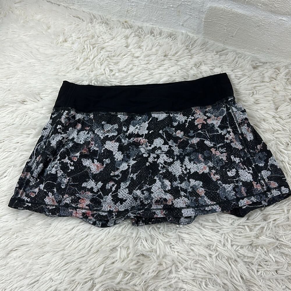 Lululemon Pace Rival Skirt (Regular) *No Panels Spring Bloom Multi / Black